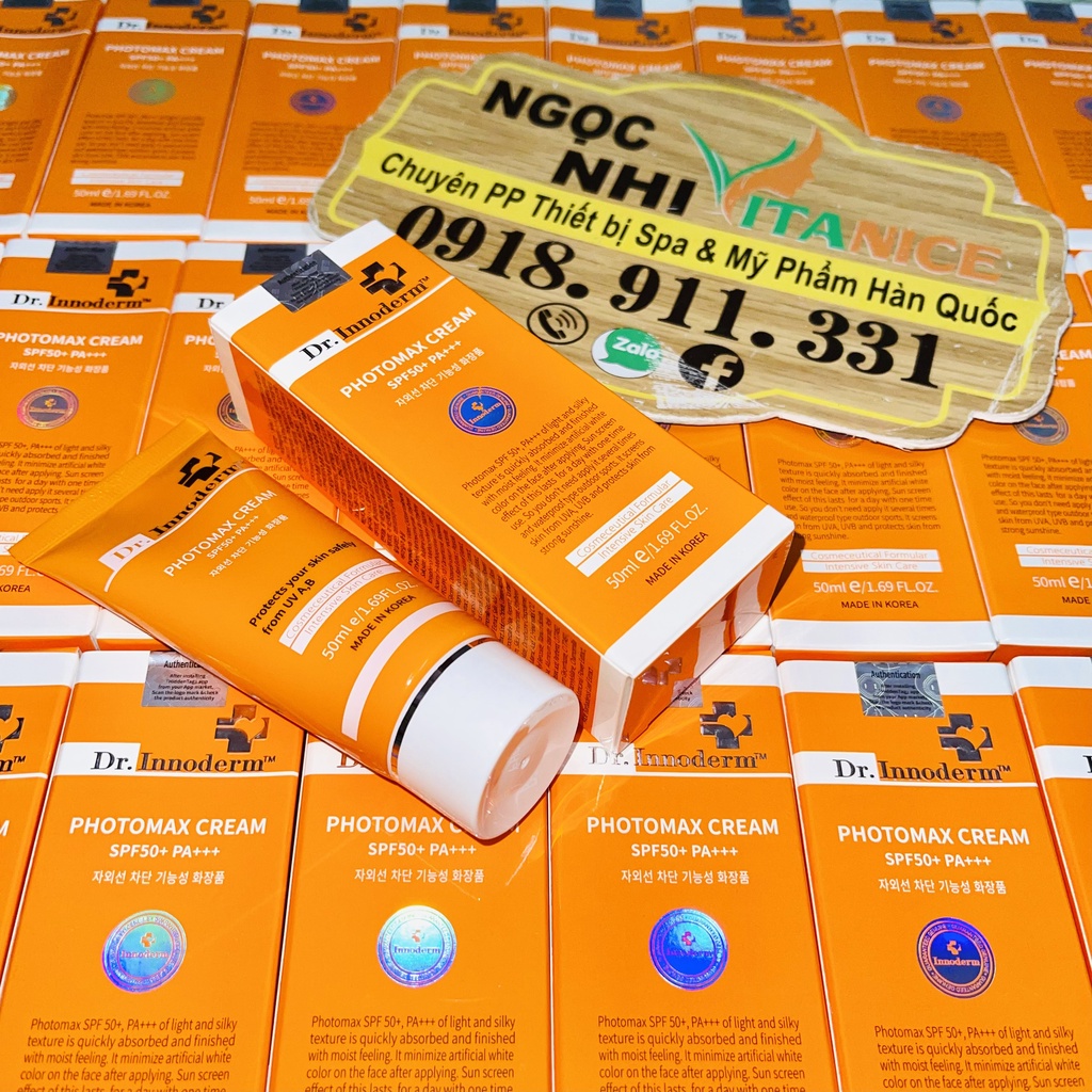 Kem Chống Nắng Photomax Cream SPF50+ PA+++ Dr.Innoderm