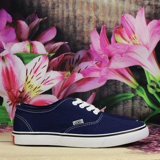 Giày Van Classic Cổ Thấp Xanh Navy Nữ