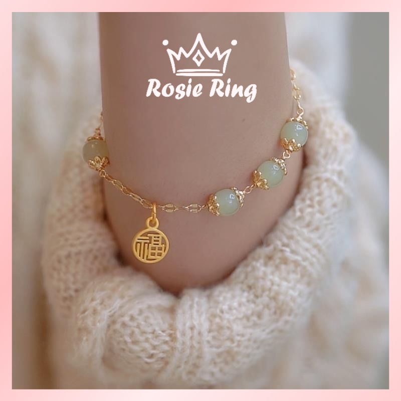 Vòng Tay nữ cặp bạn thân Rosie Ring tài lộc may mắn, Lắc Tay đôi bạn thân ý nghĩa quà tặng cho nữ RR627