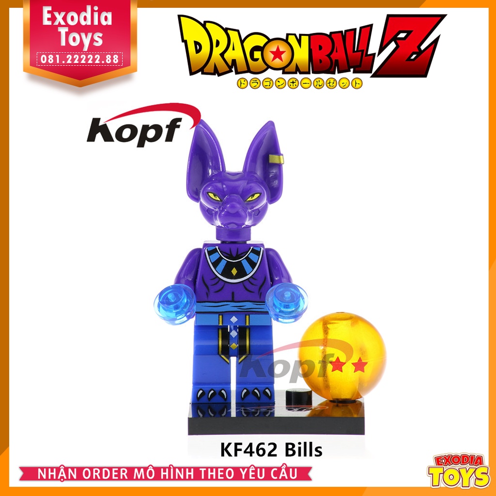 Xếp hình Minifigure nhân vật truyện manga Dragon Ball : 7 viên ngọc rồng - Đồ Chơi Lắp Ghép Sáng Tạo - KOPF KF6036