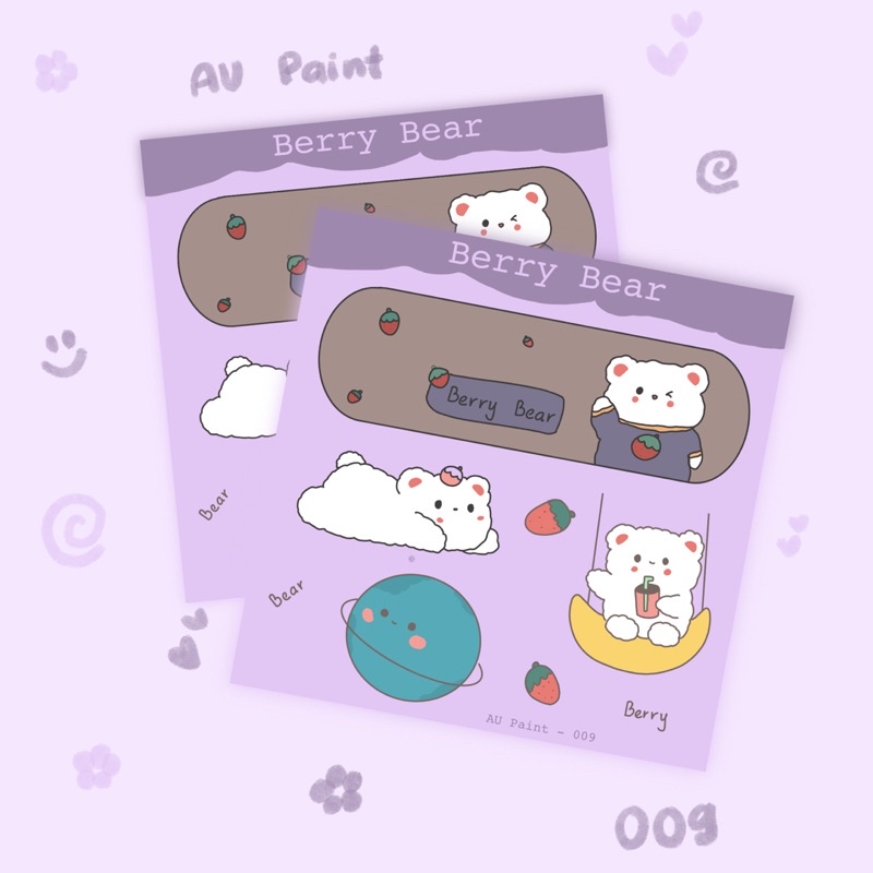 Set sticker BERRY BEAR - 009