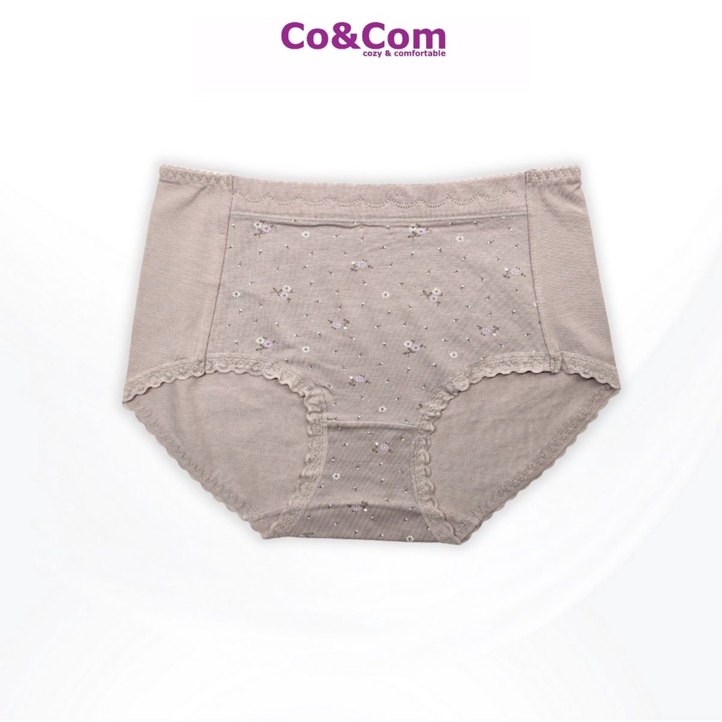 Quần Lót Nữ Cotton Cạp Cao, Đồ Lót Nữ Cao Câp Co&Com No8319 Kháng Khuẩn Co Giãn Thoải Mái | BigBuy360 - bigbuy360.vn