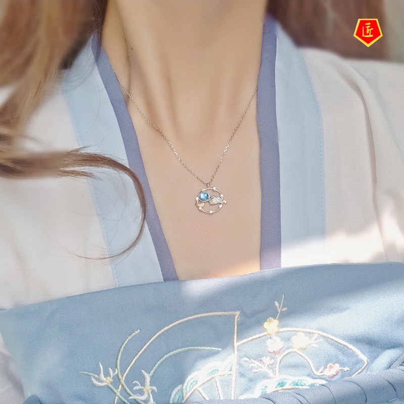Vòng cổ Bạc S925 Thiết Kế Cổ Điển Hợp Thời Trang