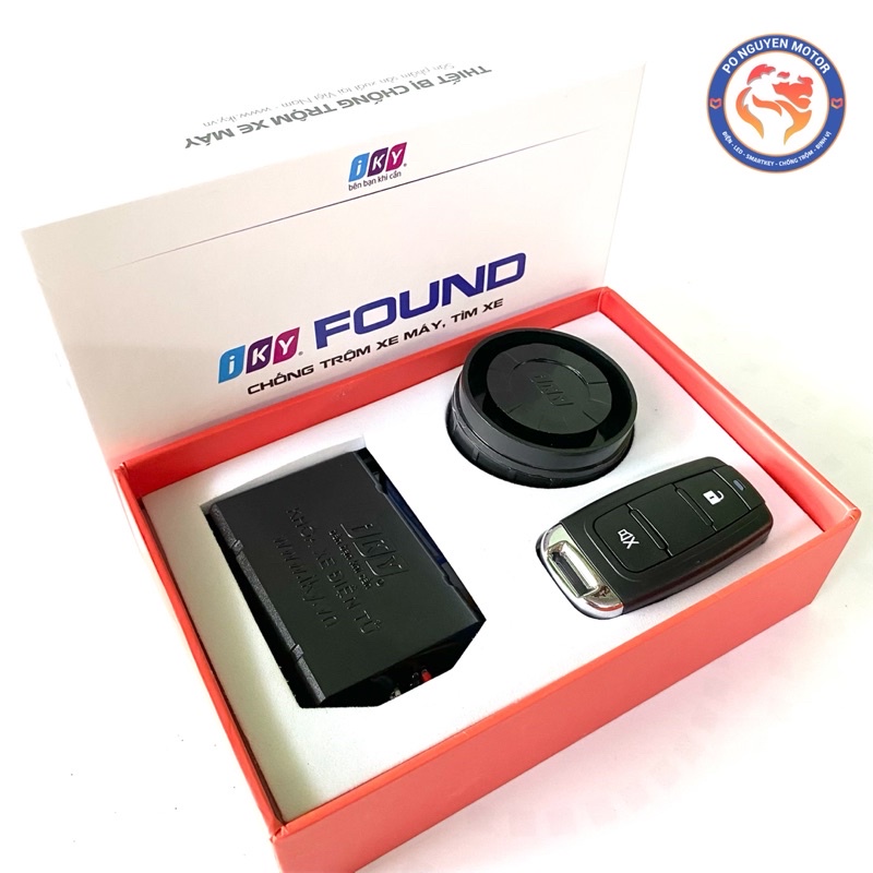 BỘ KHÓA CHỐNG TRỘM XE MÁY IKY FOUND 2023