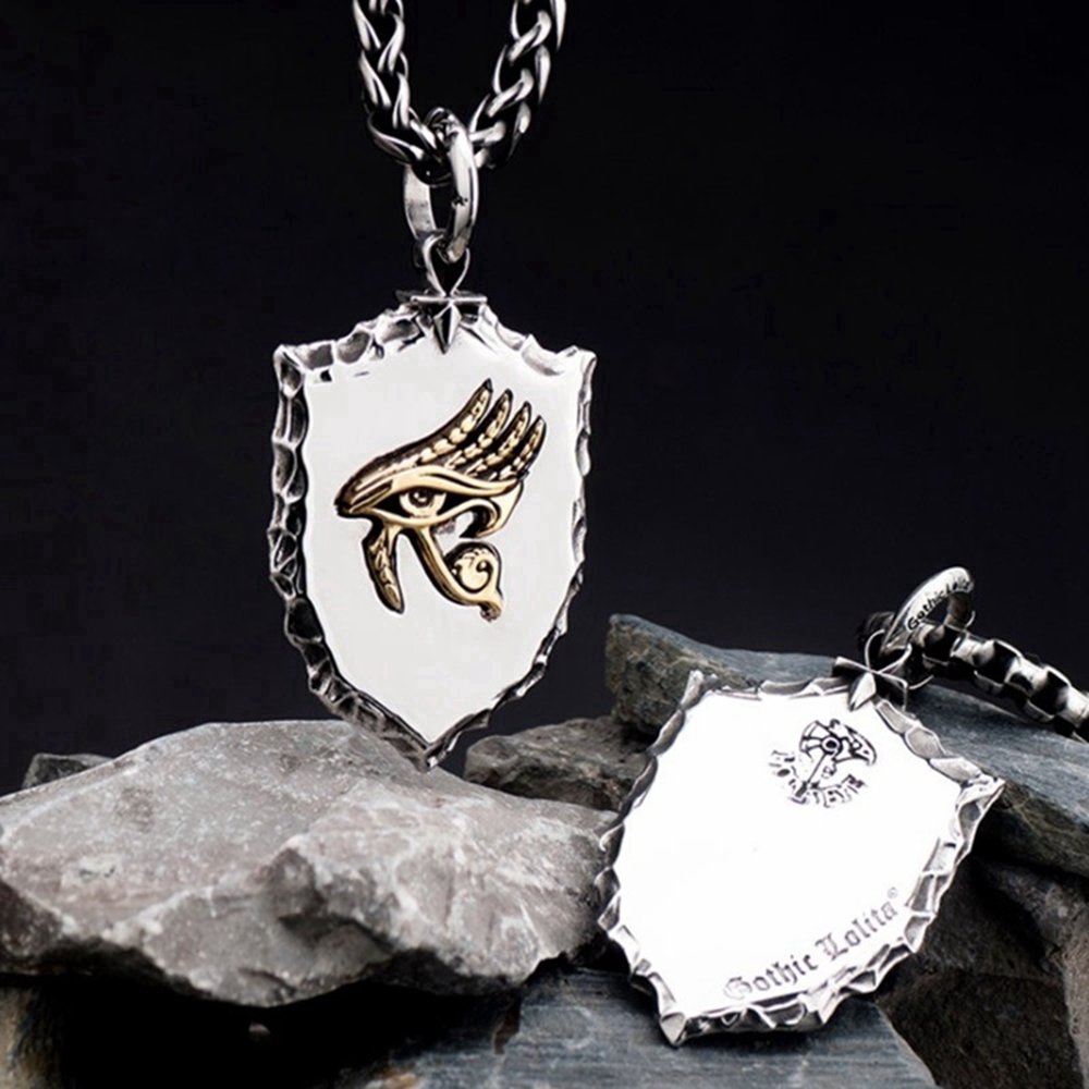 New Fashion Eye Pendant Necklace Men's Hip Hop Necklace