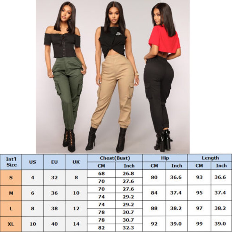 Quần dài phong cách thể thao lưng cao chất liệu cotton cá tính cho nữ | BigBuy360 - bigbuy360.vn