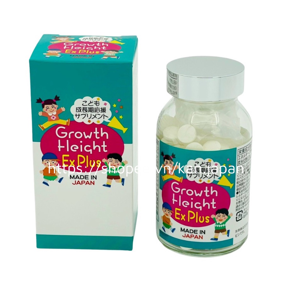 Viên uống hỗ trợ tăng chiều cao Growth Height EX Plus Nhật Bản 300 viên | Kan Japan | 4589457740227