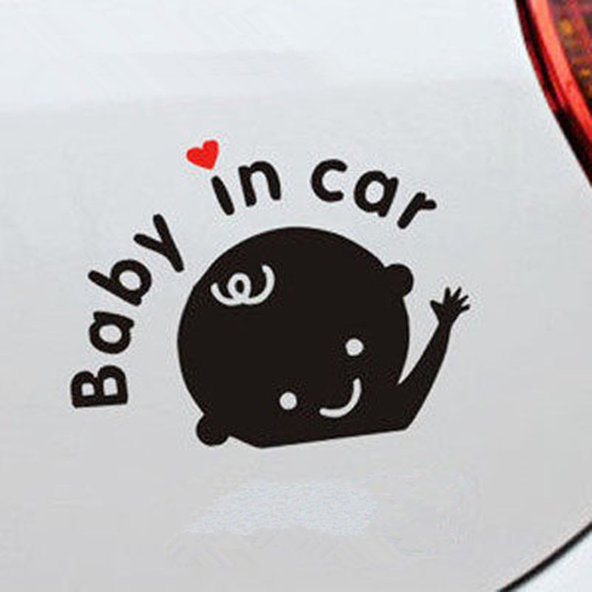 Decal Dán Xe Hơi Chữ Baby In Car