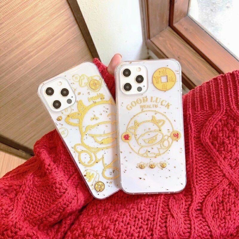 (ẢNH THẬT) ỐP THẦN TÀI 2021 lphone 6/6plus, 7/8, 7plus/8plus,x,xsmax,11, 11promax,12 6.1, 12 6.7 dẻo, mang may mắn