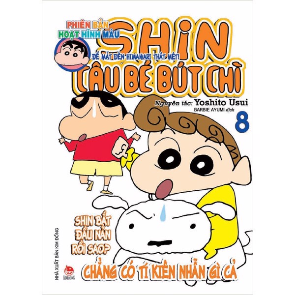 Sách - Shin - Cậu Bé Bút Chì - Hoạt Hình Màu - Tập 8