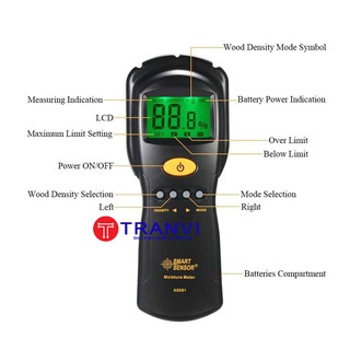 Máy đo độ ẩm gỗ AS981