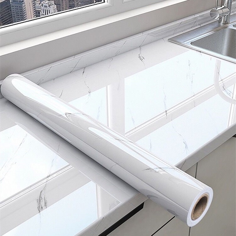 1M decal giả đá 3D chất liệu pvc bóng chống nước khổ 60cm