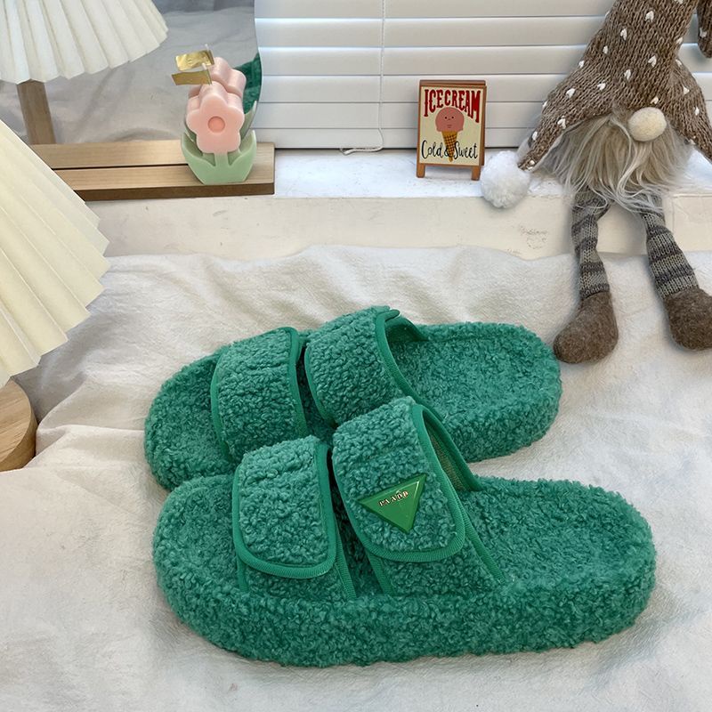 Dép Bông Đi Trong Nhà Thiết Kế Thoải Mái Dễ Thương Thời Trang Mùa Thu Đông Ấm Áp