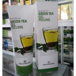 Gel Tẩy Tế Bào Chết Trà Xanh Real Kill cho da mặt & toàn thân ( 160ml) tặng kèm  mặt nạ dưỡng trắng da