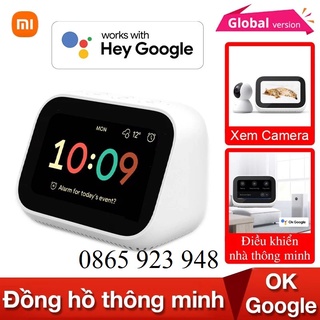 Loa thông minh google Mi Smart Clock bản quốc tế, điều khiển thiết bị thông minh bằng giọng nói qua google assistant