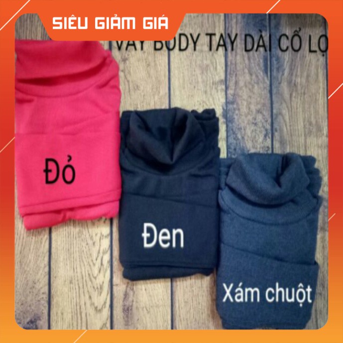 Đầm Cổ Lọ Tay Dài Thun Gân Cao Cấp Mys Yinxx Fashion