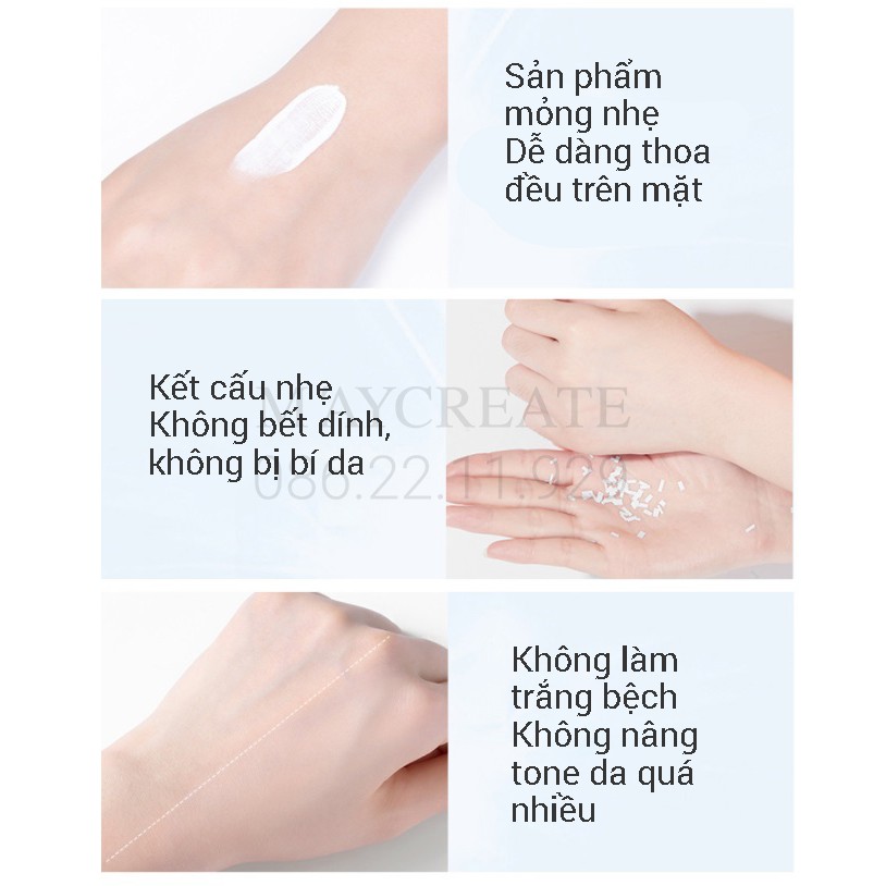 Kem chống nắng sáng da Maycreate Sunscreen SPF 35+ Nội Địa Trung