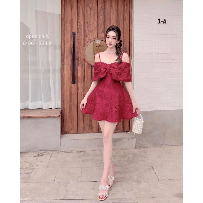 VÁY HAI DÂY QUÂY BÈO THIẾT KẾ V260 | BigBuy360 - bigbuy360.vn