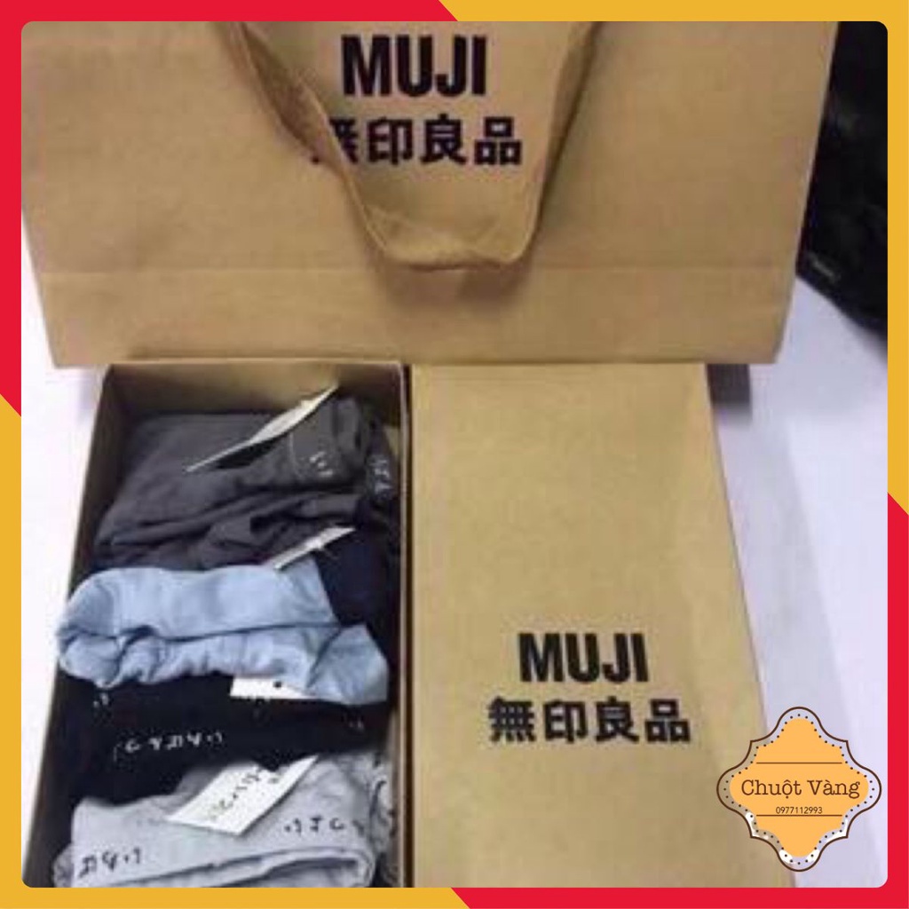 Hộp 5 quần sịp đùi muji nam