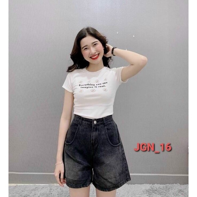 [ Kèm Ảnh Thật ] QUẦN SHORT JEAN NỮ LƯNG CAO ỐNG RỘNG KIỂU DỄ THƯƠNG, QUẦN NGỐ NỮ - XƯỞNG MAY TÚ LINH | BigBuy360 - bigbuy360.vn