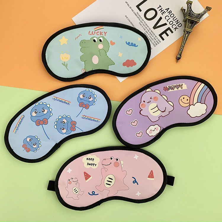 Bịt Mắt Che Mắt Ngủ Nhiều Họa Tiết Dễ Thương (có gel và không gel)