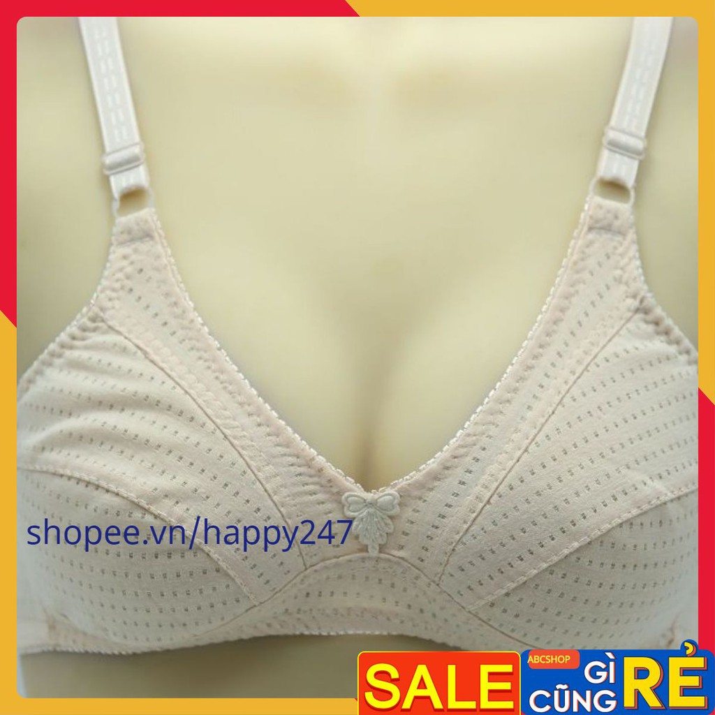 (A788) Aó ngực mỏng không gọng không mút thông hơi Thái Lan mặc ở nhà big size lớn bản to chất dệp cho người béo mập bầu | BigBuy360 - bigbuy360.vn