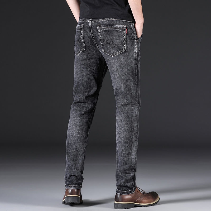 Quần jean dài dáng rộng thời trang thu đông cho nam