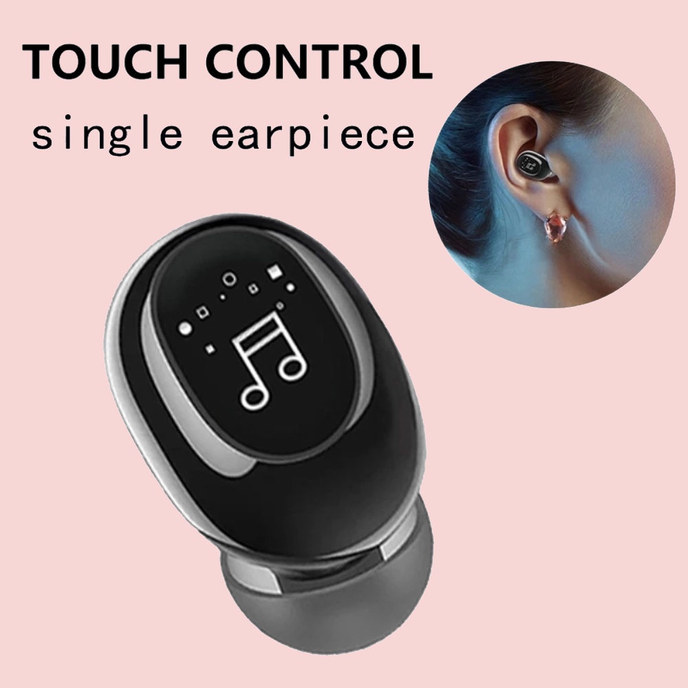 Tai nghe in-ear F911 Bluetooth 5.0 / với âm thanh loa siêu trầm / tai nghe in-ear thể thao không dây vô hình