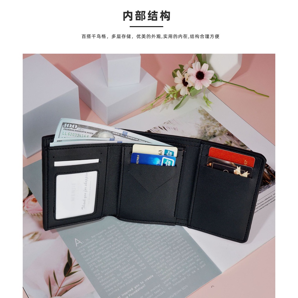 Ví cầm tay mini xinh xắn, tiện ích phong cách HQ  #SC06