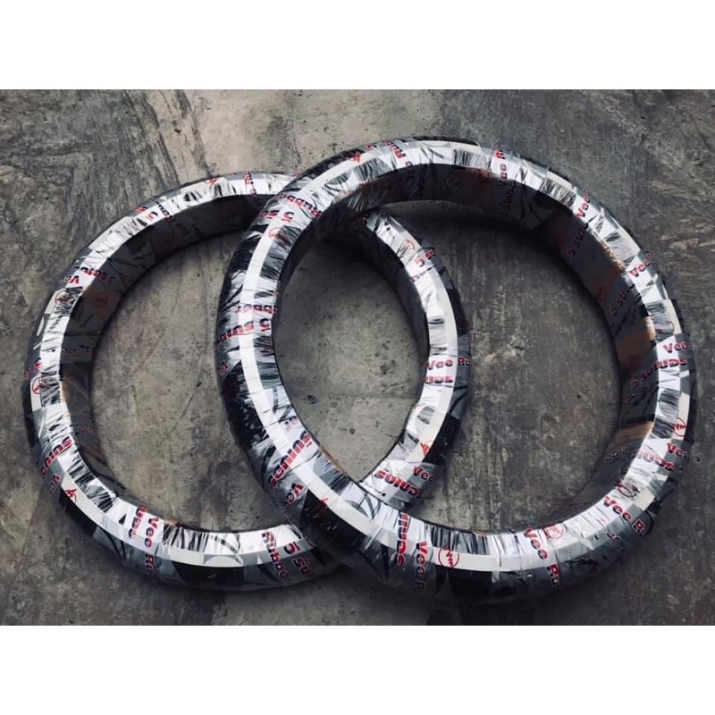Cặp lốp viền trắng hàng Thái gắn xe cub ( 2.25-2.50)