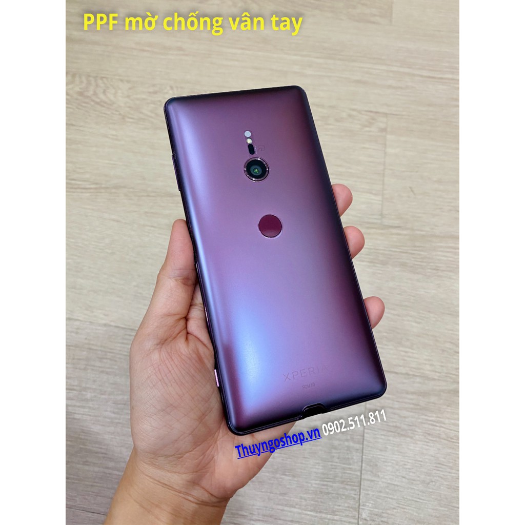 PPF mặt lưng trong suốt / nhám chống vân tay 100% Sony Xperia 1 - 1 mark II - 10 mark II - Xperia 5 - XZ2 - XZ3