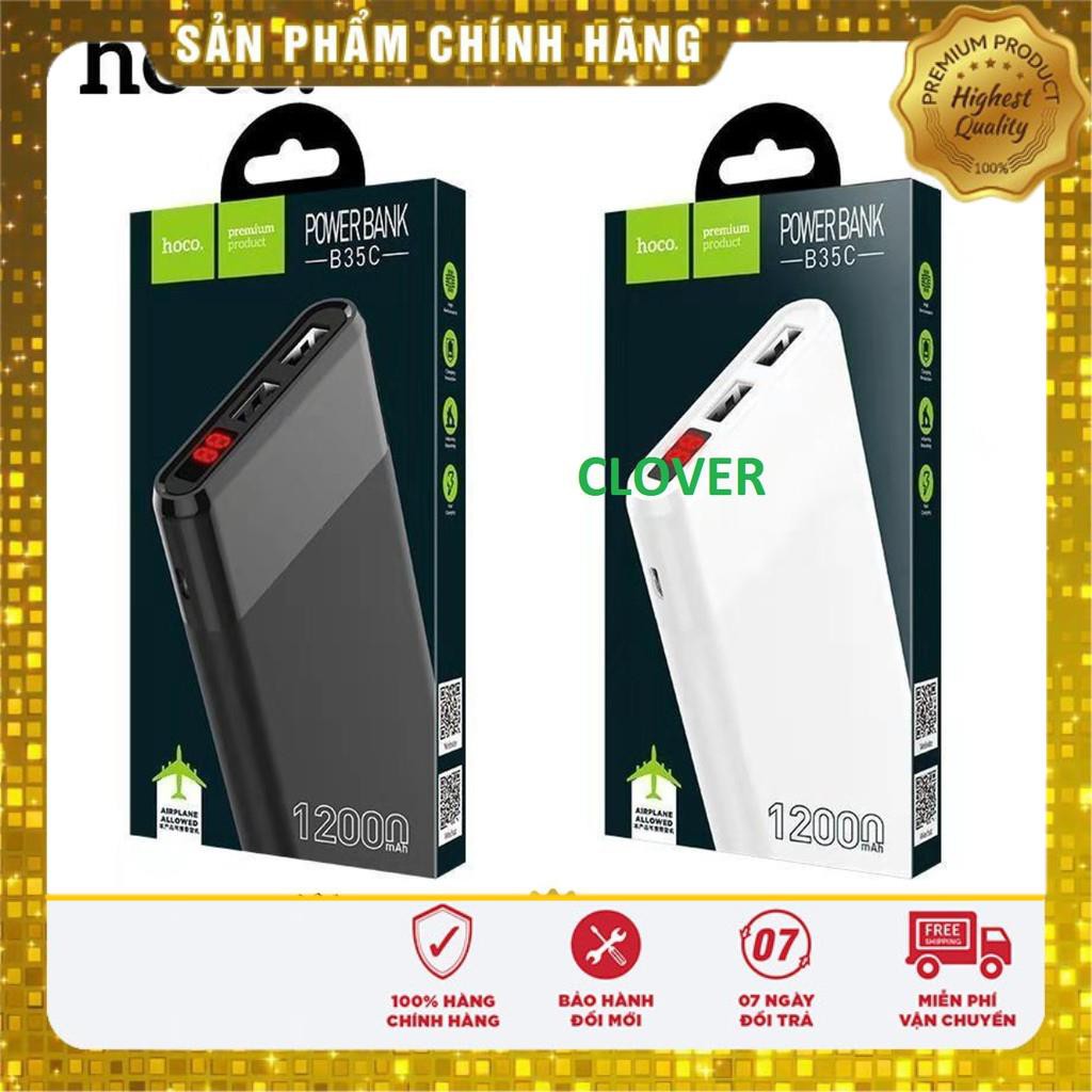 (CHÍNH HÃNG) SẠC DỰ PHÒNG HOCO B35C / 12000MAH / 2 CỔNG