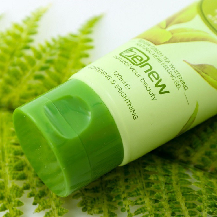 Tẩy da chết trà xanh trắng da kiềm dầu Benew Green Tea Peeling Gel 120 ml
