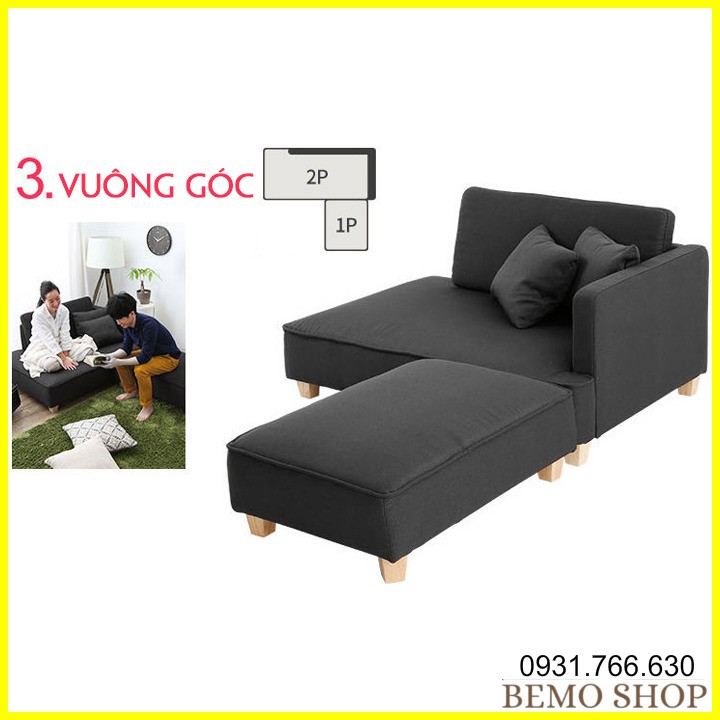 Ghế sofa góc chữ L phòng khách