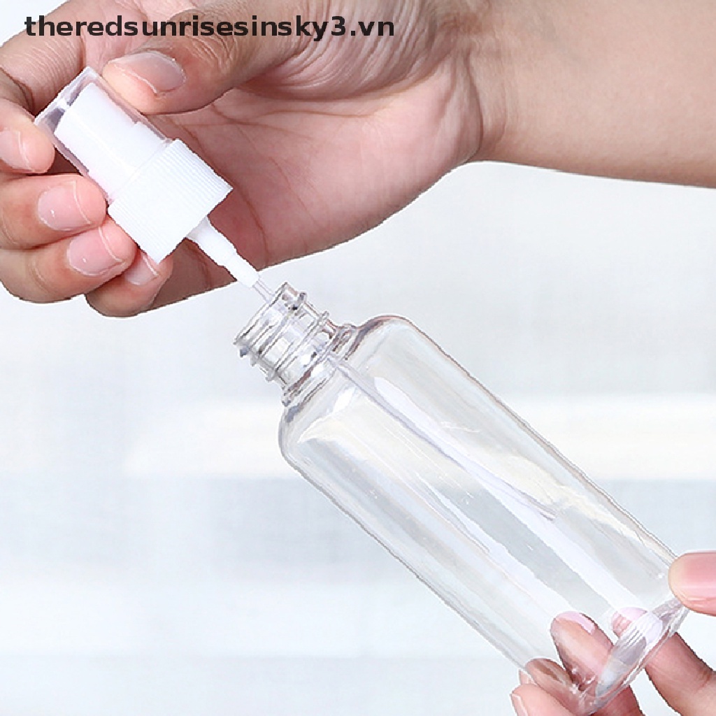 (Hàng Mới Về) Chai Xịt Mỹ Phẩm Trong Suốt Khi Đi Du Lịch 30 / 50