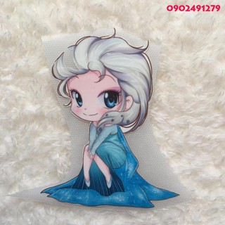[Giá Sỉ] Hình ủi nhiệt -   Hình ủi, hình dán nhiệt - công chúa Elsa