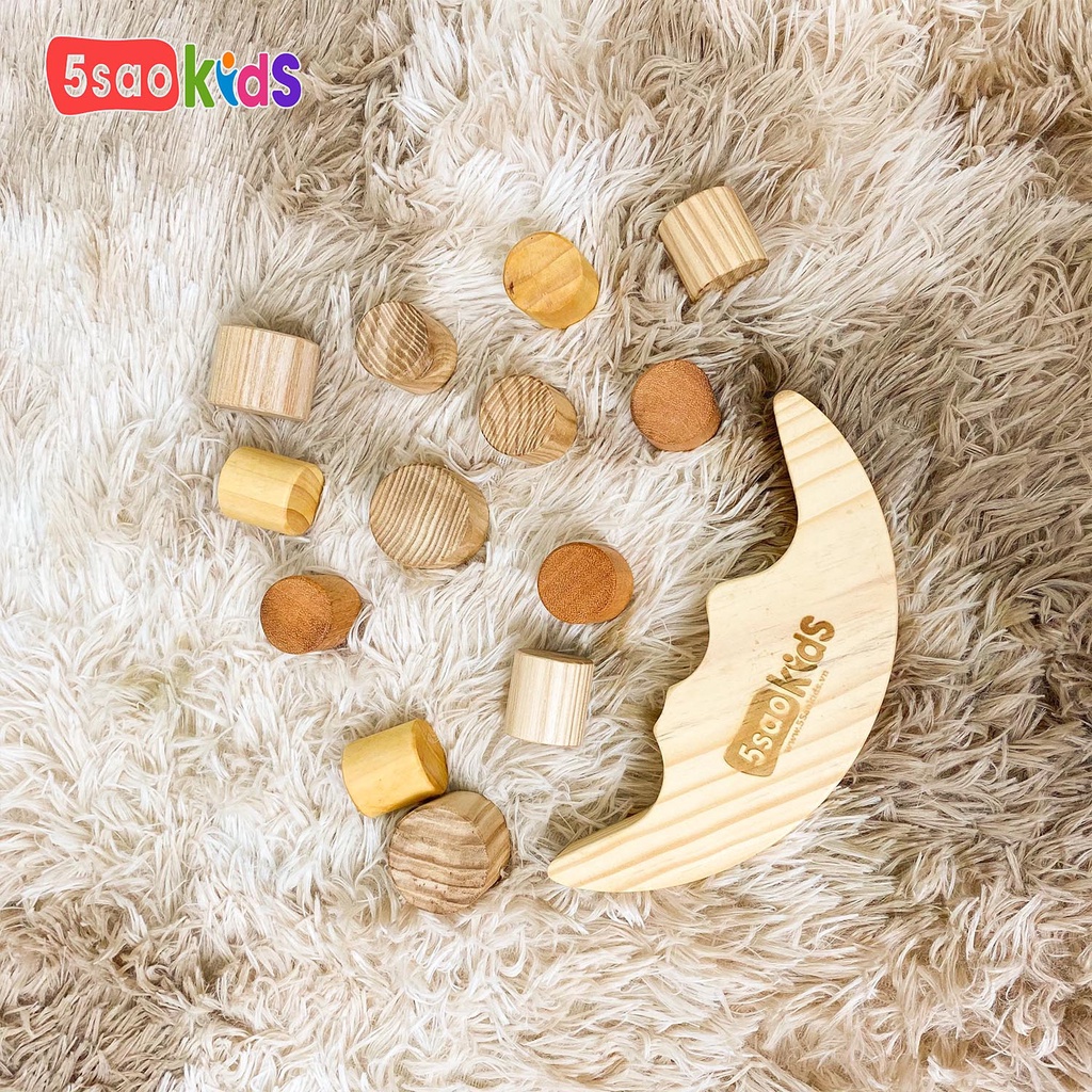 Bộ đồ chơi xếp hình cân bằng