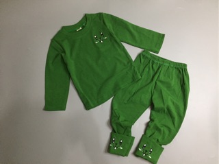 Bộ cotton len dài tay cho bé