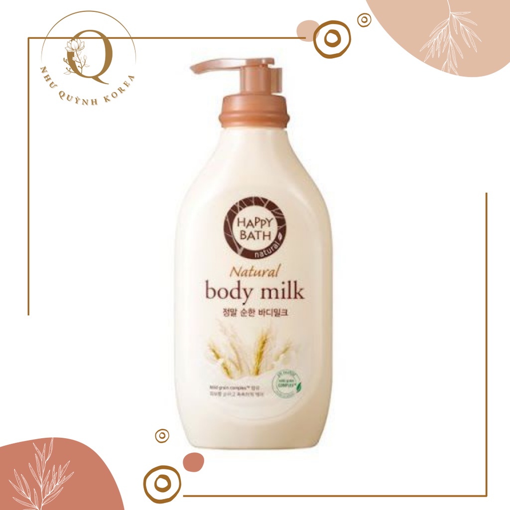 Dưỡng Thể Happy Bath Body Lotion Dưỡng Ẩm Mềm Mịn Da Hàn Quốc 450ML