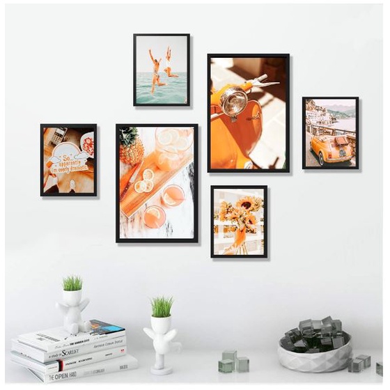 SET 6 TRANH TREO TƯỜNG TROPICAL ĐÃ CÓ KHUNG - Tranh Trang Trí Hiện Đại