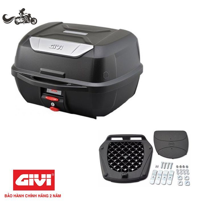 Thùng Sau 43 Lít Mã E43NTL Hàng Chính Hãng Givi Bảo Hành Đựng 2 Nón Bảo Hiểm