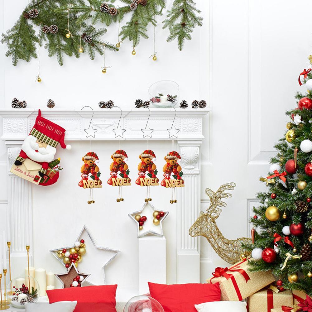 Set 20 Móc Kim Loại Treo Cây Thông Trang Trí Giáng Sinh