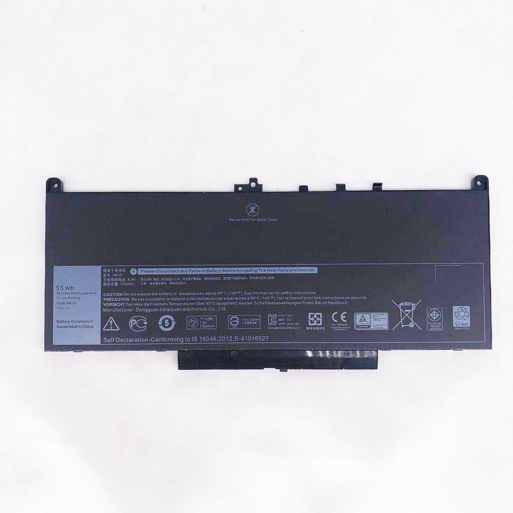 Pin laptop Dell Latitude E7270 E7470 MC34Y 242WD GG4FM 55Wh 7.6V 4 Cell 7CJRC J60J5