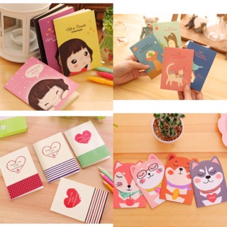 M157-Combo 5 cuốn sổ mini cute