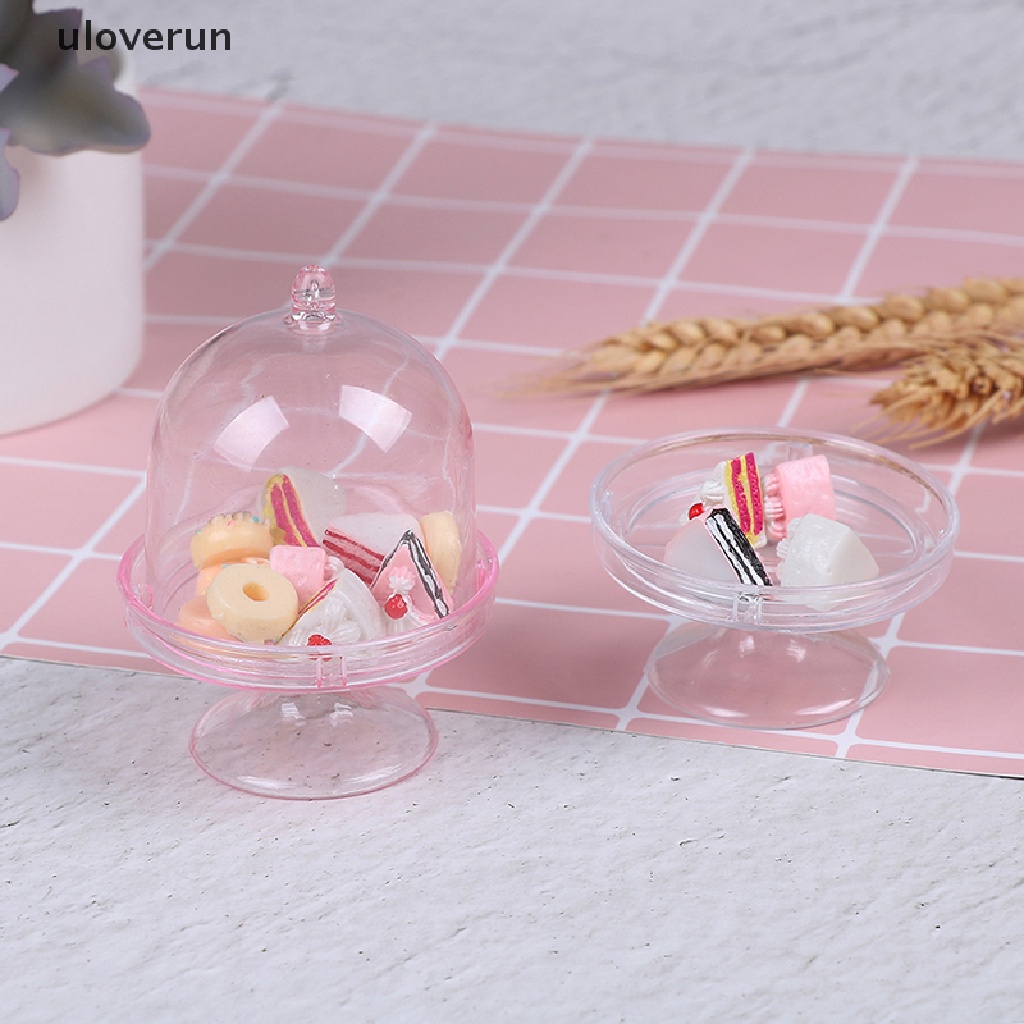 Uloverun Hũ Đựng Đồ Tráng Miệng Mini Tỉ Lệ 1 / 12 Trang Trí Nhà Búp Bê