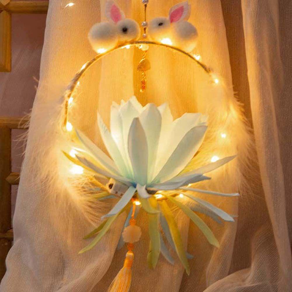 Lồng Đèn Hình Thỏ Dễ Thương Trang Trí Nhà Cửa DIY