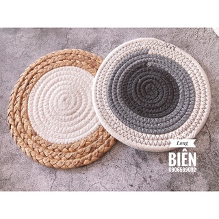Thảm cói deco chụp ảnh