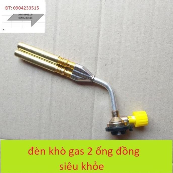 đèn Khò Gas Đôi-Lắp Bình Gas Mini Tiện Lợi