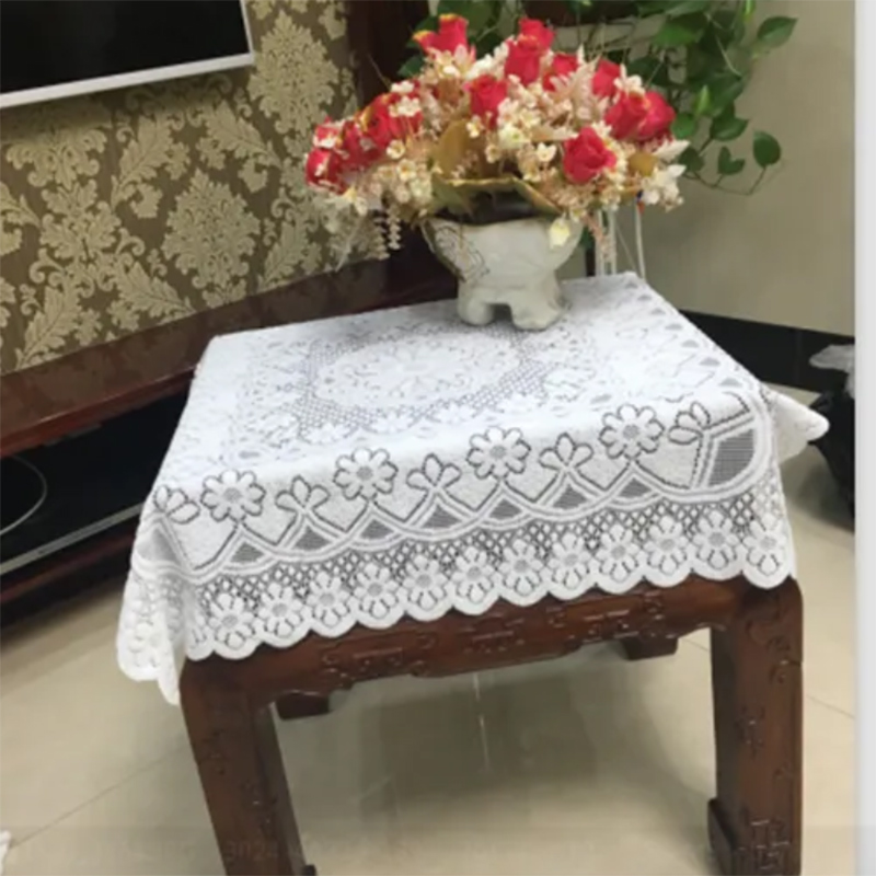 Khăn Trải Bàn Viền Ren Chống Bụi Đa Năng