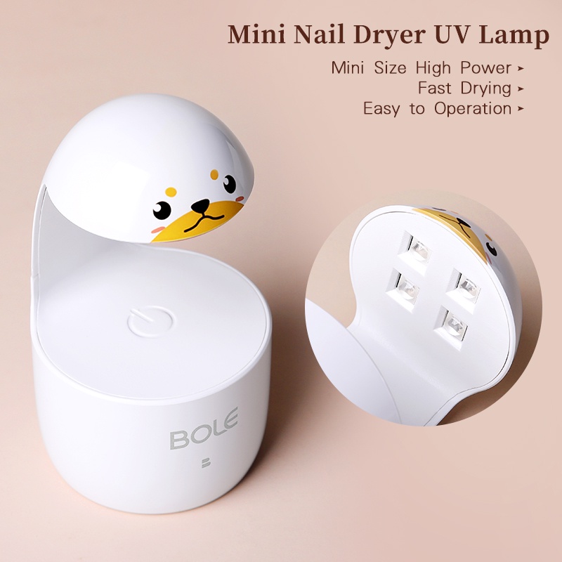 Đèn hong khô sơn móng tay uv mini UR SUGAR 8w kèm cáp usb tiện dụng chất lượng cao